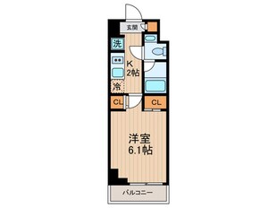 クレヴィアリグゼ南品川の物件間取画像